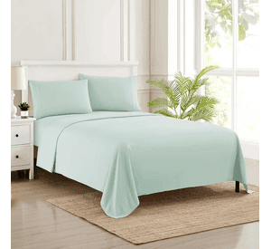 Sabanas lujo serie 1800 1 plaza color menta 3Angeli