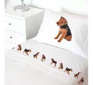 Juego de Sábanas 1 Plaza Welsh Terrier - Tuyo Print