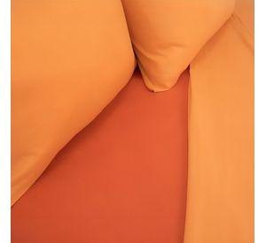 Sábanas Polar Lisa Composé 2 Plazas / Bicolor Terracota – Doral
