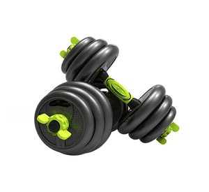 Juego De Mancuernas De 40 Kg Con Union Light Green