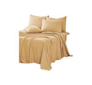 SABANAS 200 HILOS PLAZA Y MEDIA BEIGE