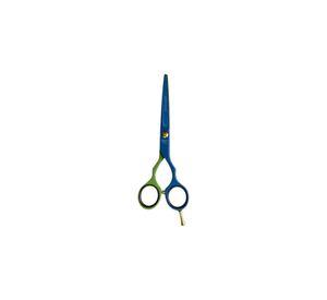 Tijera Henbor Italiana 782B Filo Navaja 5.5'' Azul & Verde