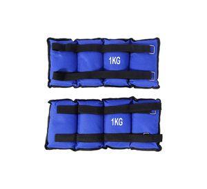 Pesas Deportivas Tobillos Muñeca 2 KG Azul