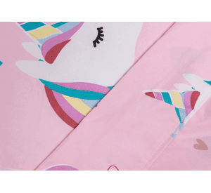 Sabanas infantiles 1.5 plaza + funda unicornio
