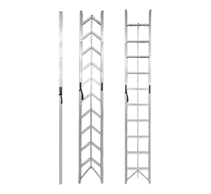 Escalera Plegable Aluminio 10 Escalones Tijera 150kg