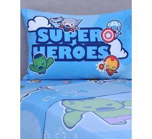 Sabanas infantil Super Heroes plaza y media Mashini