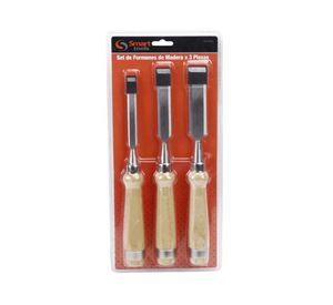 Juego de Formones para Madera Smart Tools - 3 Piezas