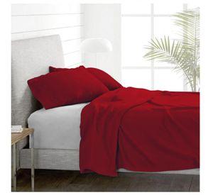 Sabanas De Polar 2.0 Plazas (queen) Rojo Otoño Invierno