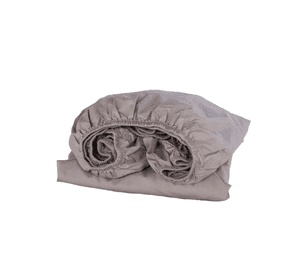 Sábana Bajera Algodón Ava - Dark Grey / 2 PL