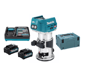 Fresadora 6-8mm 1/4-3/8'' Brushless 40v Makita Rt001gm202
