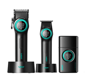 Barber Combo VGR Cortapelo V001 + Patillera V977+ Shaver V377 Negro
