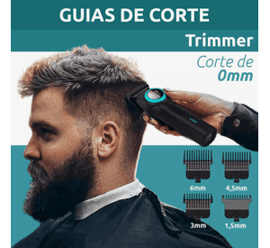 Barber Combo VGR Cortapelo V001 + Patillera V977+ Shaver V377 Negro