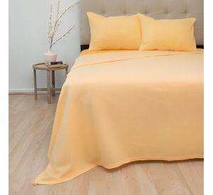 Sábanas Polar Lisa Composé 2 Plazas / Bicolor Amarillo– Doral