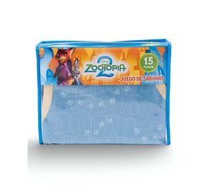 Juego Sábanass infantil Zootopia plaza y media Mashini
