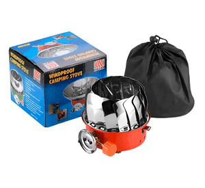 Cocinilla Camping A Gas Con Paraviento Encendido Piezo