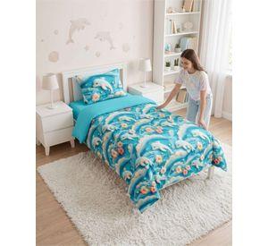 Quilt Cubrecamas Ligero Verano Efecto 5D Plaza y Media PM4