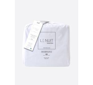 Set Sábanas King Polycotton Percale 200 Hilos Essentials Liso Blanco