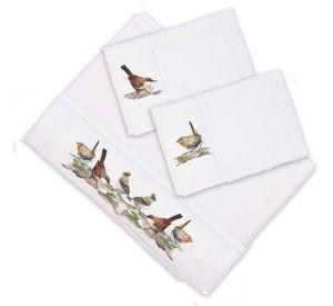 Juego de Sábanas Pájaros Chilenos 1,5 Plazas