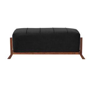 Banqueta Marsella Tela Velvet Negro