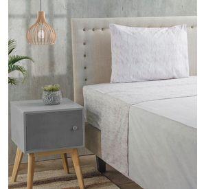 Sabanas  Microfibra  estampada 1. 5 plazas 3P -Nautica Home -Beige