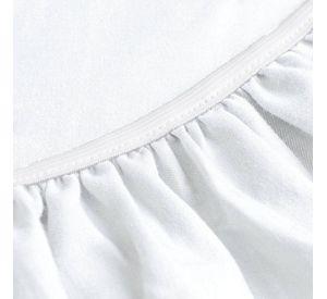 Sabana Bajera Soft Ajustable 1800 Cama 1,5 Plazas Blanca