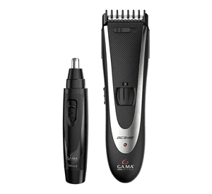 Set Gama Gcs544 Clipper Gc542 + Nose Trimmer Gnt512