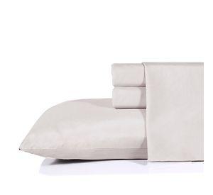 Juego de Sabanas 1 5 pl lisas Microfibra 95gsm Nautica Home Gris