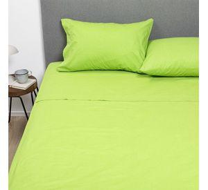 PACK 2 SABANAS ARTHOME VERDE + ROJO 1 PLAZA