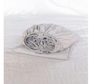 Sábana Bajera Algodón Ava - Cool Grey / 1,5 PL