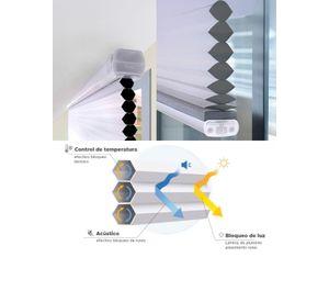 Cortina Honeycomb Termo-Acústicas Blanca 160 X 160 Cm