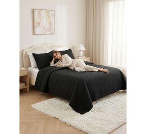 Cubrecama Quilt Verano King Delgado Texturizado Set Con Fundas a8