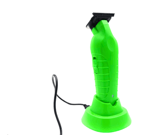 Maquina Trimmer Patillera Kemei 2299 Con Base De Carga Verde
