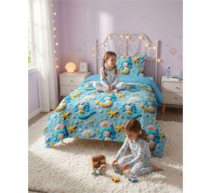 Quilt Cubrecamas Ligero Verano Efecto 5D Plaza y Media PM5