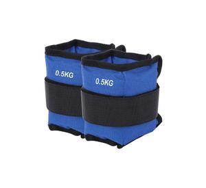 Pesas Deportivas Tobillos Muñeca 1 KG Azul