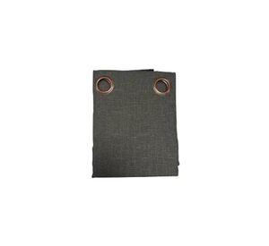 Cortina Lino Con Blackout Engomado Térmica 140x220 Gris Grafito