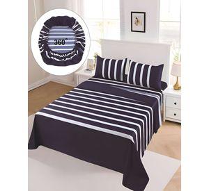 SABANAS CASA SOL KING AZUL OSCURO