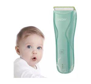 Maquina Corta Pelo Para Bebes Inalambrico IPX7 Celeste