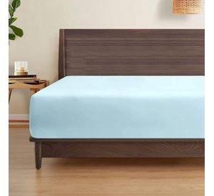 Sabanas Bajera Soft Ajustable 1800 Cama 2 Plazas Celeste