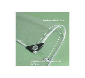 Cortina PVC Roller Transparente 3x2m para Terraza