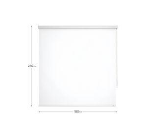 Cortina Roller Blackout Blanca 180x230cm