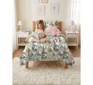 Quilt Cubrecamas Ligero Verano Efecto 5D Plaza y Media PM10