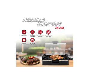 Parrilla eléctrica Thomas TH-224 1650W color negro
