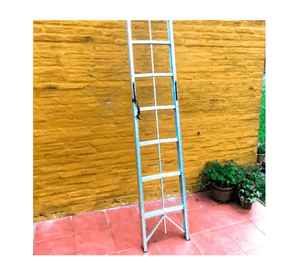Escalera Plegable Aluminio 8 Escalones Tijera 150kg