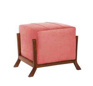 Pouf Marsella Tela Velvet Palo Rosa