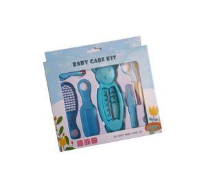 Set Manicure Cuidados Bebe 7 En 1 Cortauñas Peine Termometro