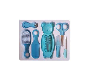 Set Manicure Cuidados Bebe 7 En 1 Cortauñas Peine Termometro