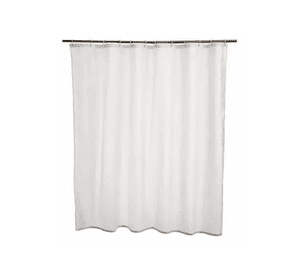 Forro Cortina De Baño Blanca 180x180cm
