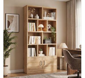 Biblioteca Estante Repisa Para Libros Decoración 80de Ancho Marrón
