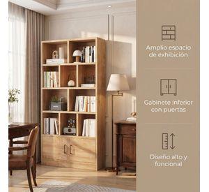 Biblioteca Estante Repisa Para Libros Decoración 80de Ancho Marrón