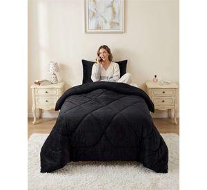 Cubrecama Plush Con Chiporro Plazas y media Quilt Térmico 06